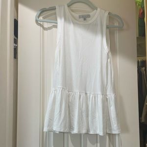 Cute tank top with ruffle details